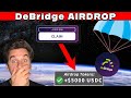 Debridge airdrop allocation  do this now