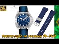 Substituição de pulseira relógio Pagani Design PD-1767 azul