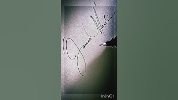 How to Write English Names in Elegant Cursive Handwriting - James Martin
