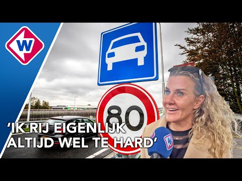 Automobilisten rijden véél te hard op deze weg