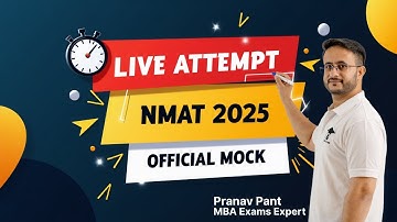 Live Solving of NMAT 2025 Official Mock | Learn Topper