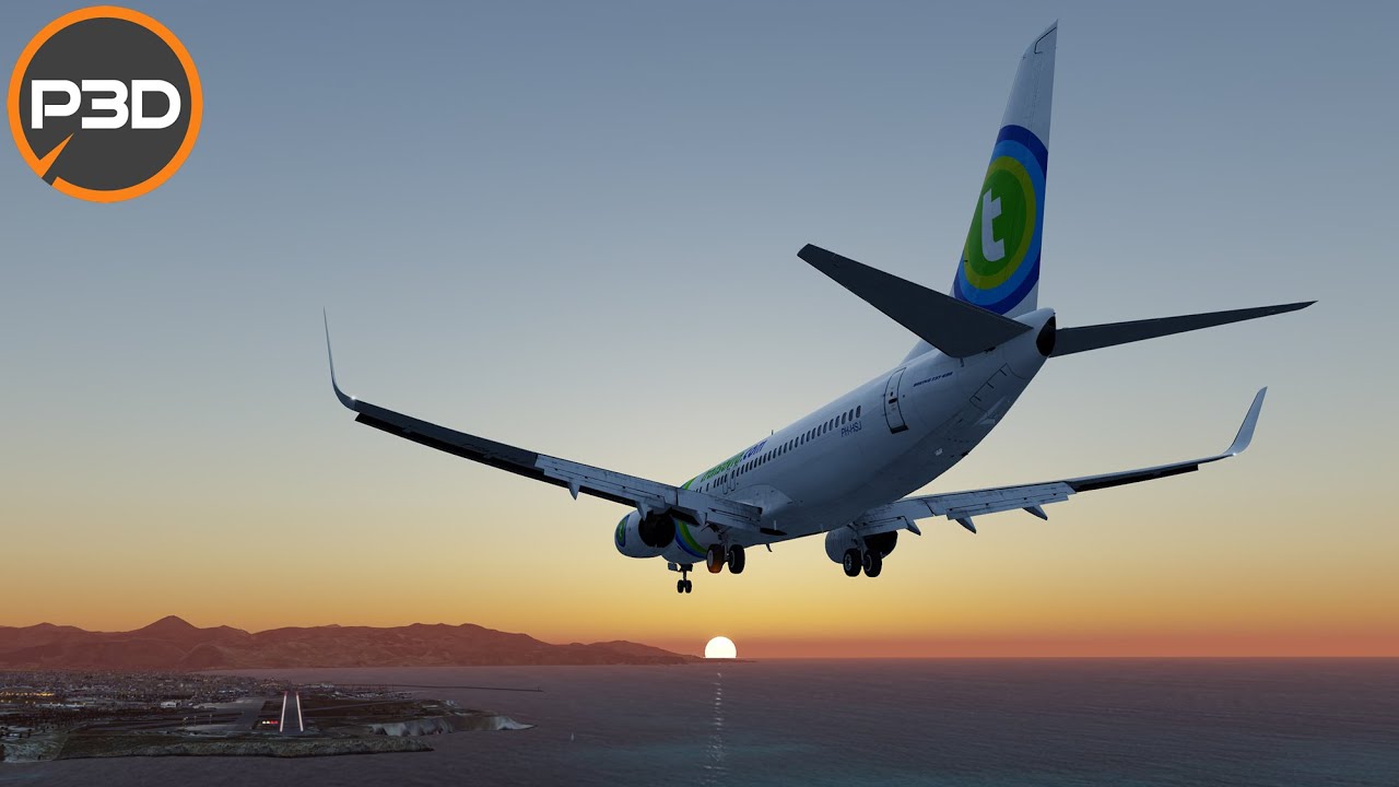 P3Dv5 - PMDG 737 NGXu | RNP Approach in Heraklion - YouTube