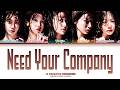 LE SSERAFIM Need Your Company Lyrics Color Coded Lyrics 