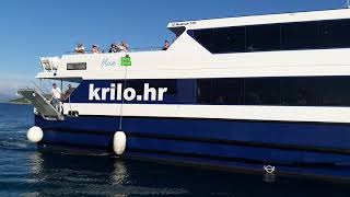 Katamaran Krilo Uplovljava U Luku Korčula - 19.6.2019. - Croatia