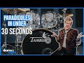 Learn how to play a *tasty* paradiddle groove in under 30 seconds #shorts