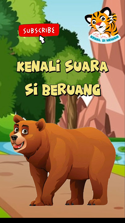 Yuk  Kenali Suara si Beruang. #bear #beruang #suara #animalshorts