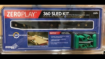Demo Saturdays: Microjig ZEROPLAY 360 Sled Kit