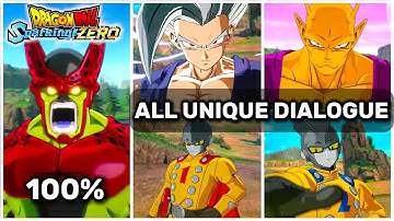 Explore All Unique Interactions & Dialogue in Dragon Ball Sparking Zero DLC 1: Hero of Justice