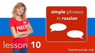 Learn Russian | Basic Russian Phrases & Basic Russian Questions - Review Lesson