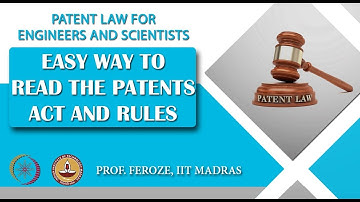 Easy way to read the Patents Act and Rules