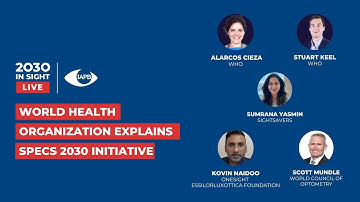 2030 IN SIGHT LIVE | Day 2 Session 3: WHO explains SPECS 2030 initiative