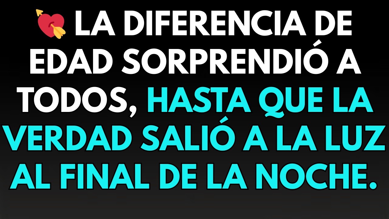 💘 La diferencia de edad sorprendió a todos, hasta que la verdad salió a la luz al final de la noche.