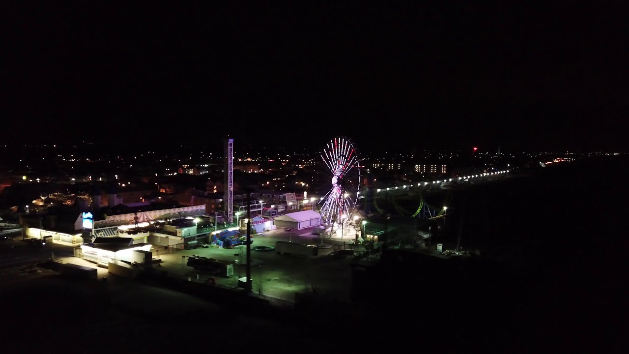 Seaside Heights at night