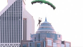 Over 150 take part in base jump event in Kuala Lumpur