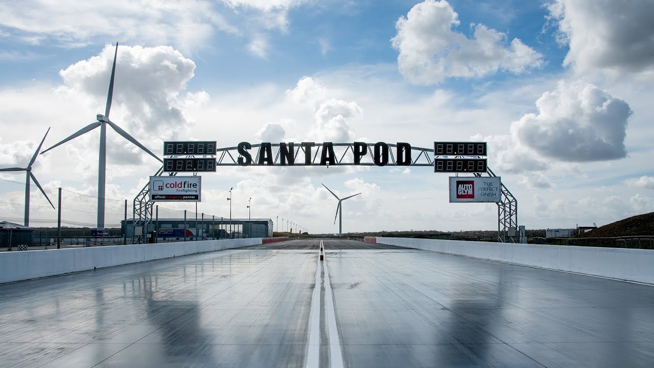 Santa Pod Raceway Track Reconstruction Timelapse YouTube