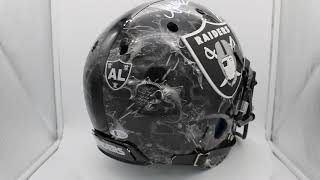 Marcus Allen & Bo Jackson Oakland Raiders Full Size Helmet