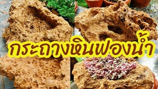 ทำกระถางหินฟองน้ำใช้เอง Ep.1