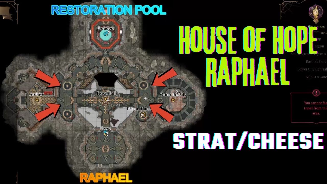 Baldurs's Gate 3 Raphael House of Hope Strat/Cheese YouTube