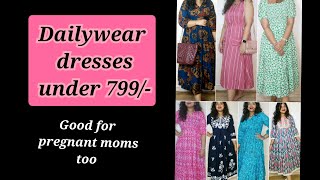 Dailywear (and maternity) dresses under 799| Quality 💯 Amazon dress haul