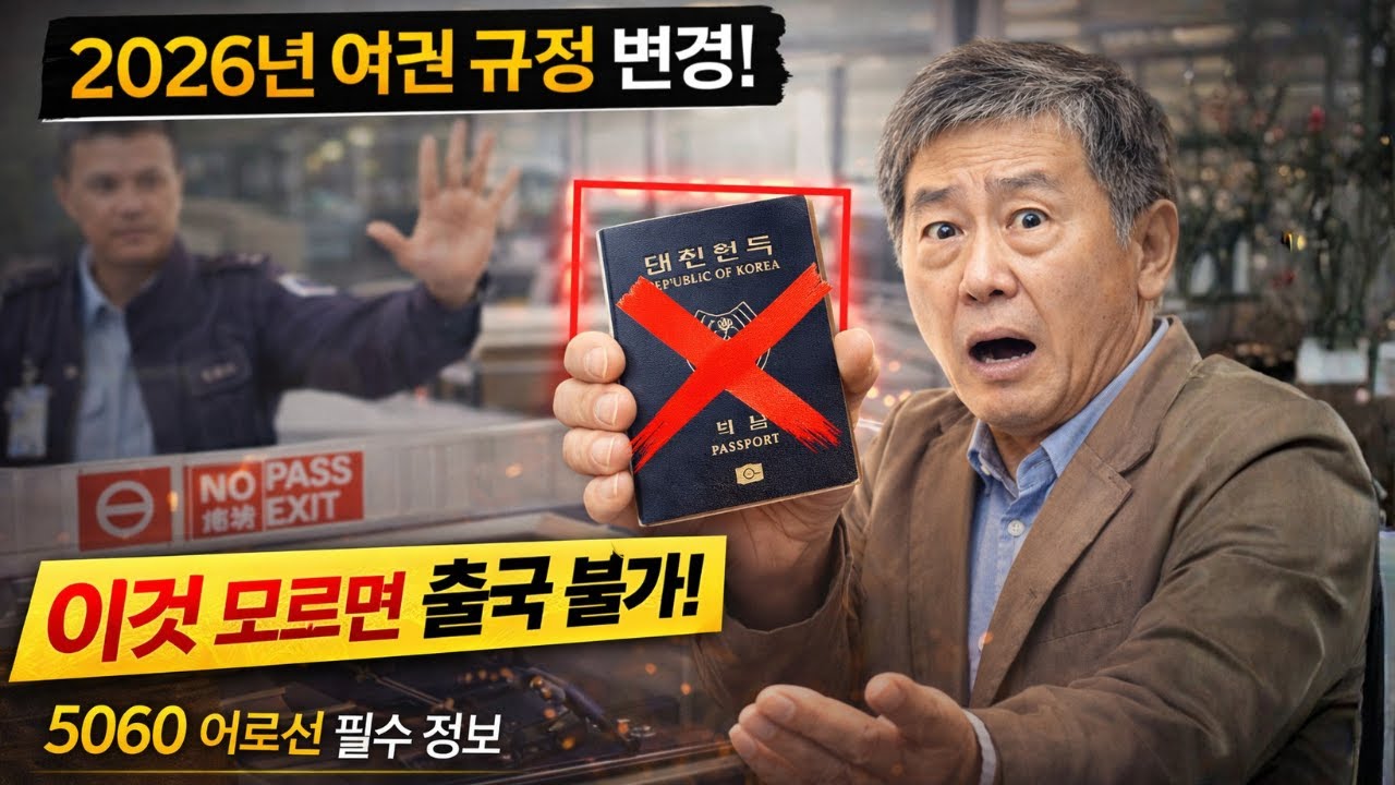 2026년 1월부터 바뀌는 여권 규정! 어르신들, "이것" 모르면 공항에서 출국 거절당합니다 (절대 놓치지 마세요), 