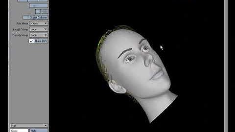 LightWave 9 FiberFX- Symmetrical Hairstyles