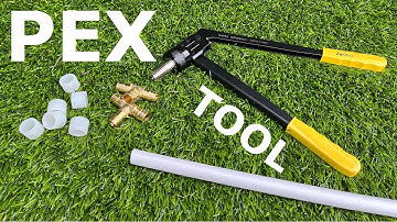 How to Install and Remove PEX Expansion Fittings Using Manual Tool || DIY Plumbing