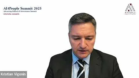 Kristian Vigenin - AI4People Summit 2025 - Advancing Ethical AI Governance Summit