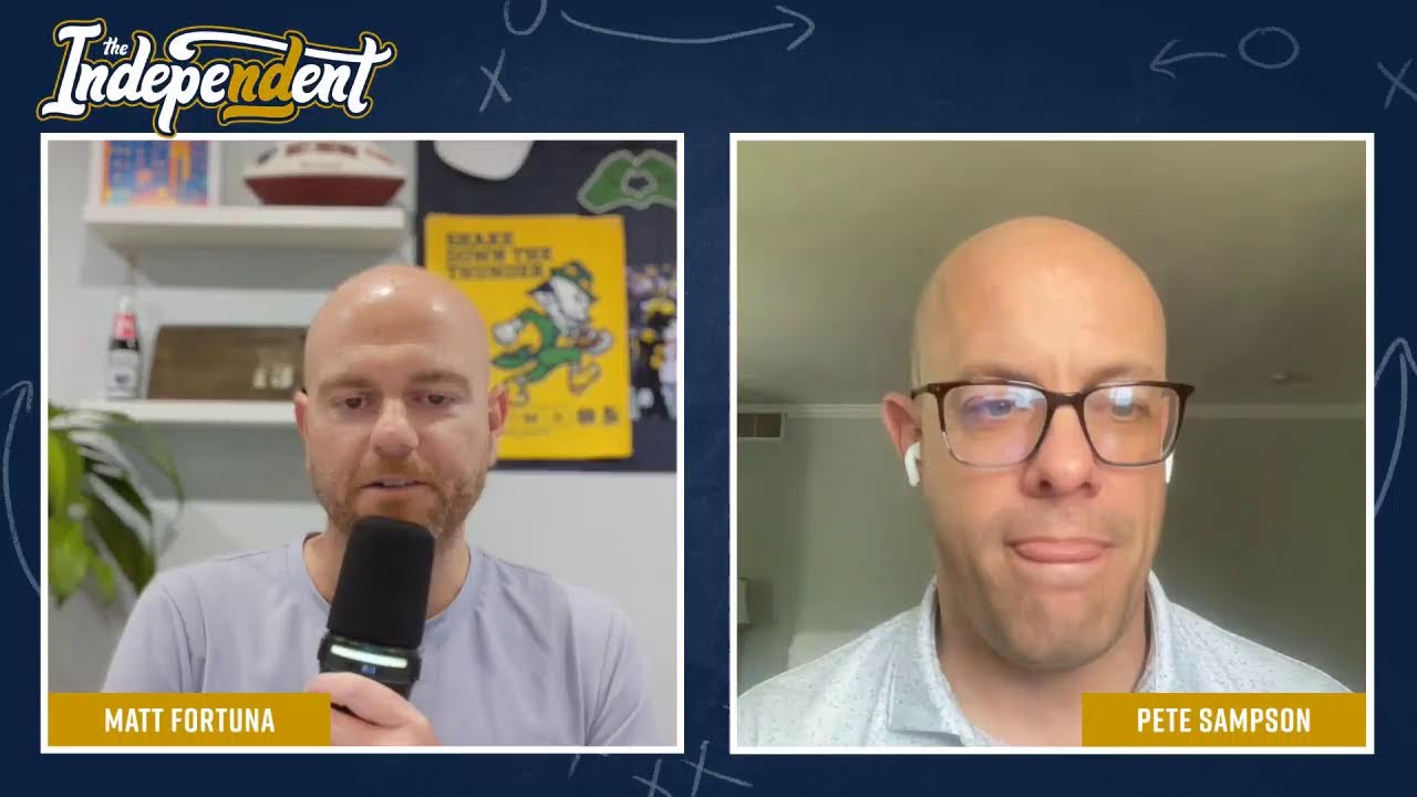 Who stands out for Notre Dame as fall practice is underway?