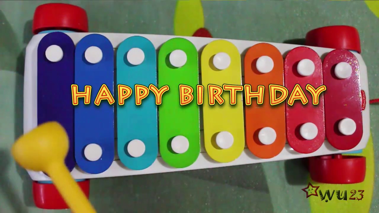 xylophone chords happy birthday