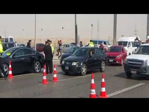 استشهاد اللواء حازم مشعل بطريق وادى النطرون العلمين اثر تصادم سيارة ميكروباص