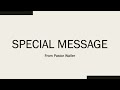 Special Message