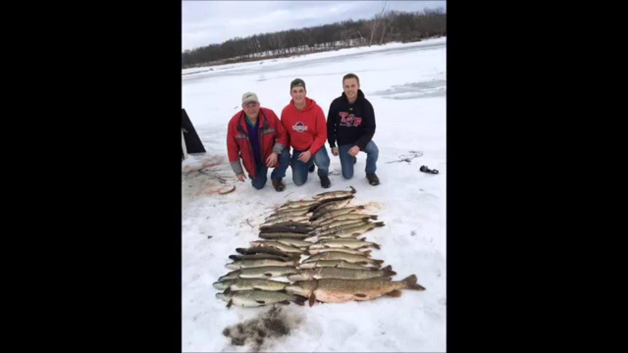 Spearing Northern Pike 2016 Roy Lake South Dakota YouTube