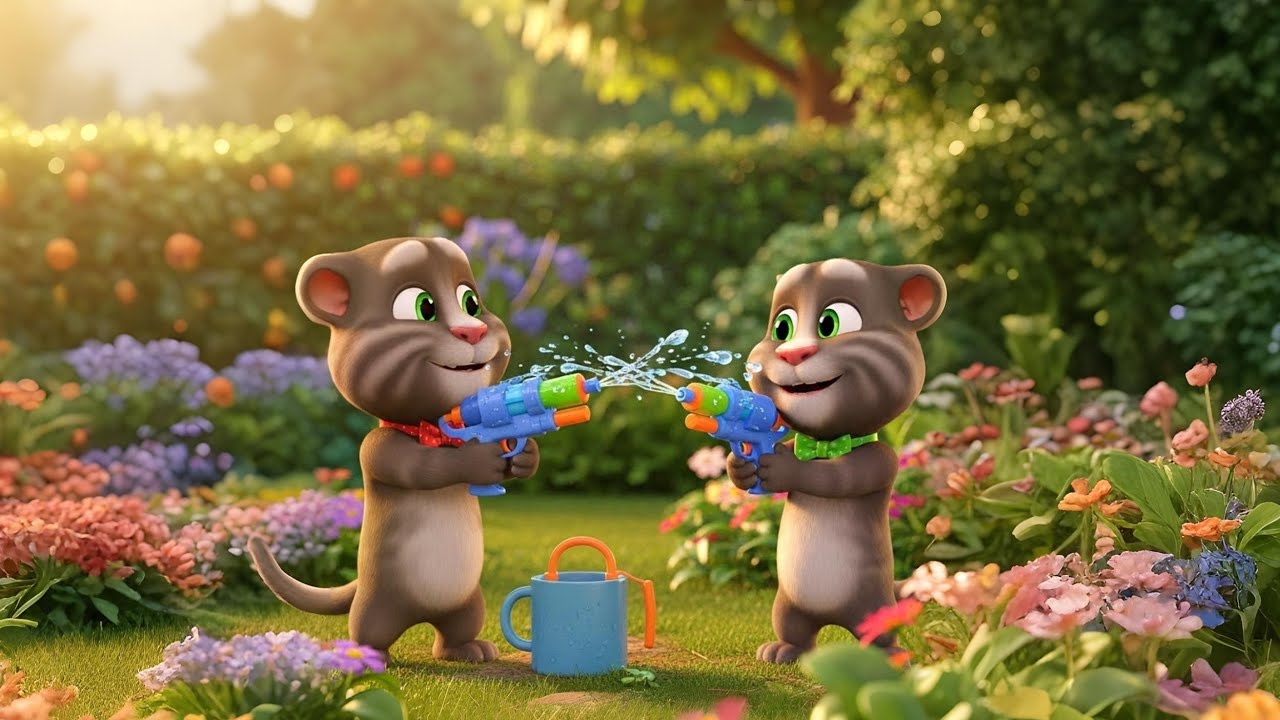 My Talking Tom 2 — Bath, Food, Dance & Epic Fails (LIVE)