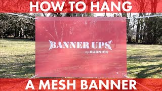How to Hang a Mesh Banner by Banner Ups 4,294 views 3 years ago 1 minute, 51 seconds