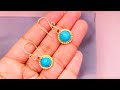 Diy aretes de bisutería en alambrismo para principiantes.