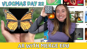 AR in the Classroom with MERGE EDU | Merge Cube STEM Learning Tutorial | Vlogmas Day 22