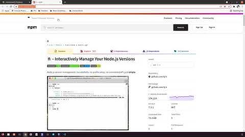 How to upgrade or downgrade node version | Malayalam