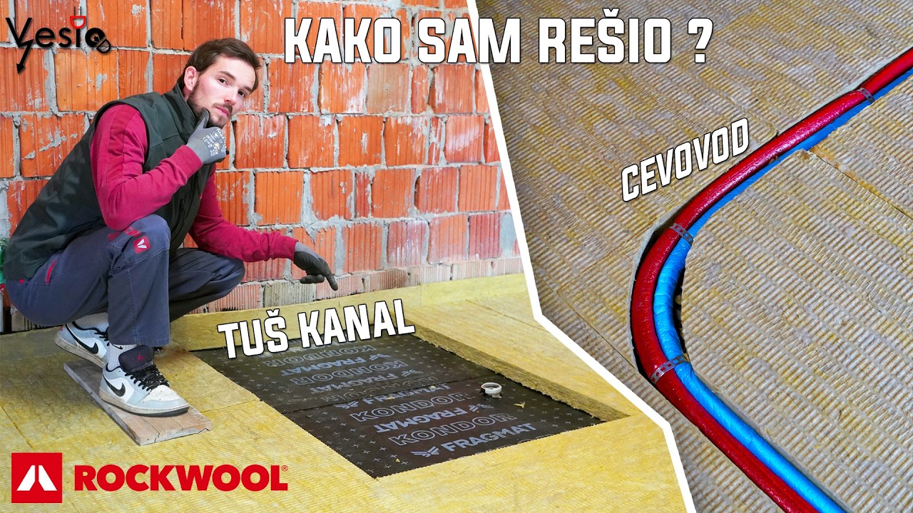 Ugradnja kamene vune ispod podnog grejanja