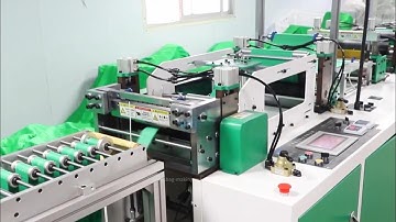 Pet Poop Waste Bag Automatic Roll Making Machine