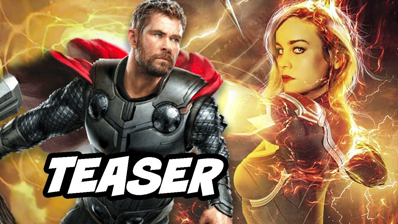 Avengers 4 Captain Marvel Prequel Teaser and New Plot 