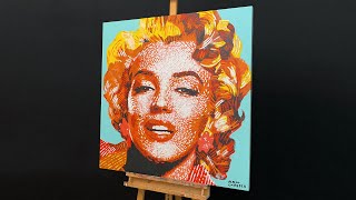 Painting Marilyn Monroe In Pop Art