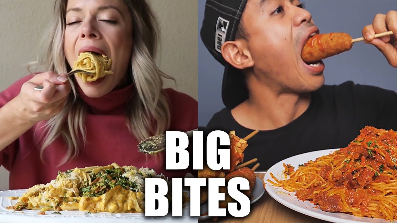 Mukbangers take THE BIGGEST BITES