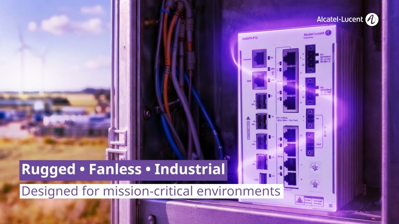 Industrial Resilience and Mission Critical: The Power of the OmniSwitch 6575