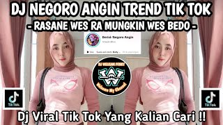 DJ NEGORO ANGIN TREND TIK TOK 🎶 DJ RASANE WES RA MUNGKIN WES BEDO 🎶 DJ VIRAL TIK TOK FYP 2026 !!