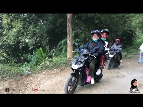 DEDE BAWA MOTOR DIJALAN YANG TERJAL... TERNYATA DEDE JAGO JUGA BAWA MOTOR