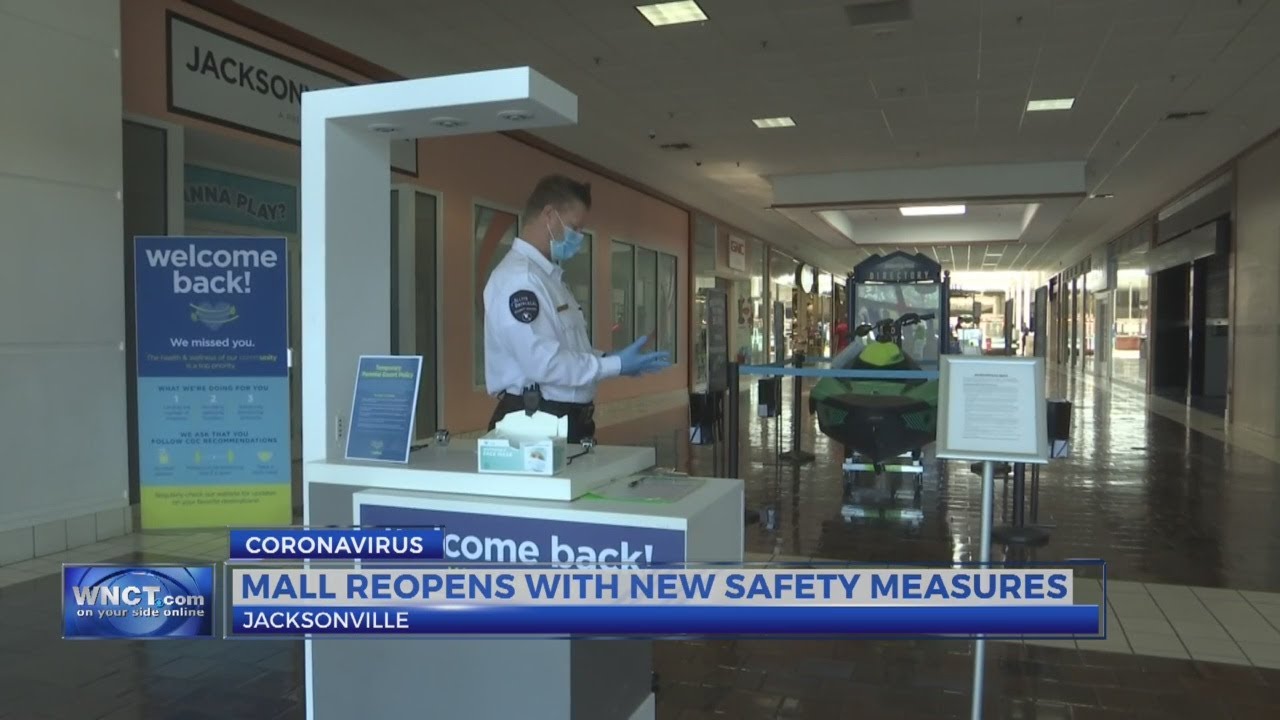 Jacksonville Mall reopens with safety protocols YouTube