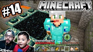 Encontramos el Portal al END de Minecraft | El Dragón esta Cerca | Juegos Karim Juega