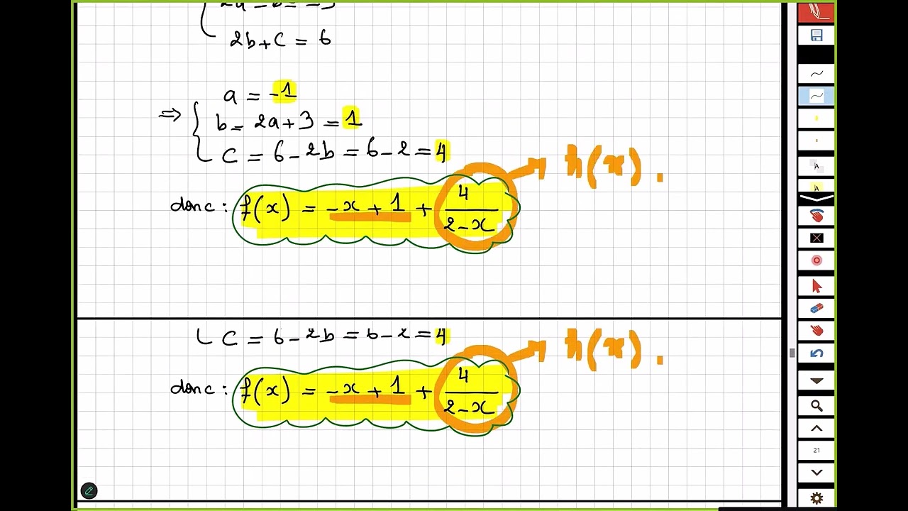 étude de fonctions  [exercice 15 ]
