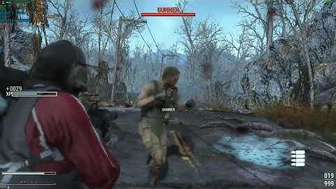 Fallout 4 - Infinite Warfare MOD  / GHOST MW Gameplay 120MODS + 4K