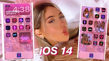 HOW TO CUSTOMIZE YOUR IPHONE WIITH iOS 14!! *simple & aesthetic*